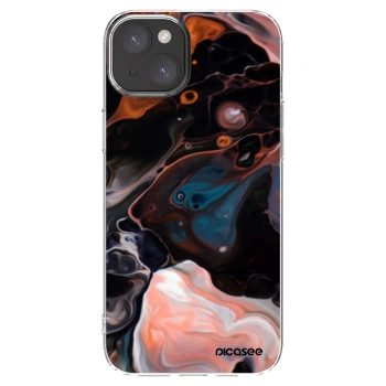 Picasee silikonski prozorni ovitek za Apple iPhone 15 Plus - Cream