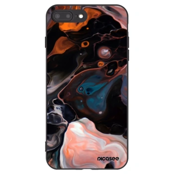 Picasee silikonski črni ovitek za Apple iPhone 7 Plus - Cream