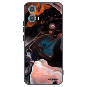Picasee silikonski črni ovitek za Motorola Moto G34 5G - Cream