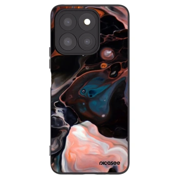 Picasee silikonski črni ovitek za Honor X8c - Cream