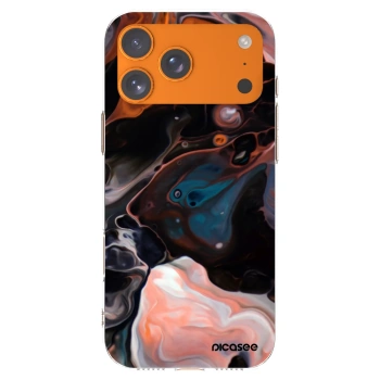 Picasee silikonski prozorni ovitek za Apple iPhone 17 Pro Max - Cream