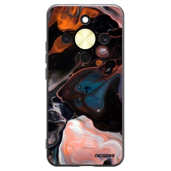 Picasee silikonski črni ovitek za Honor Magic8 Lite 5G - Cream