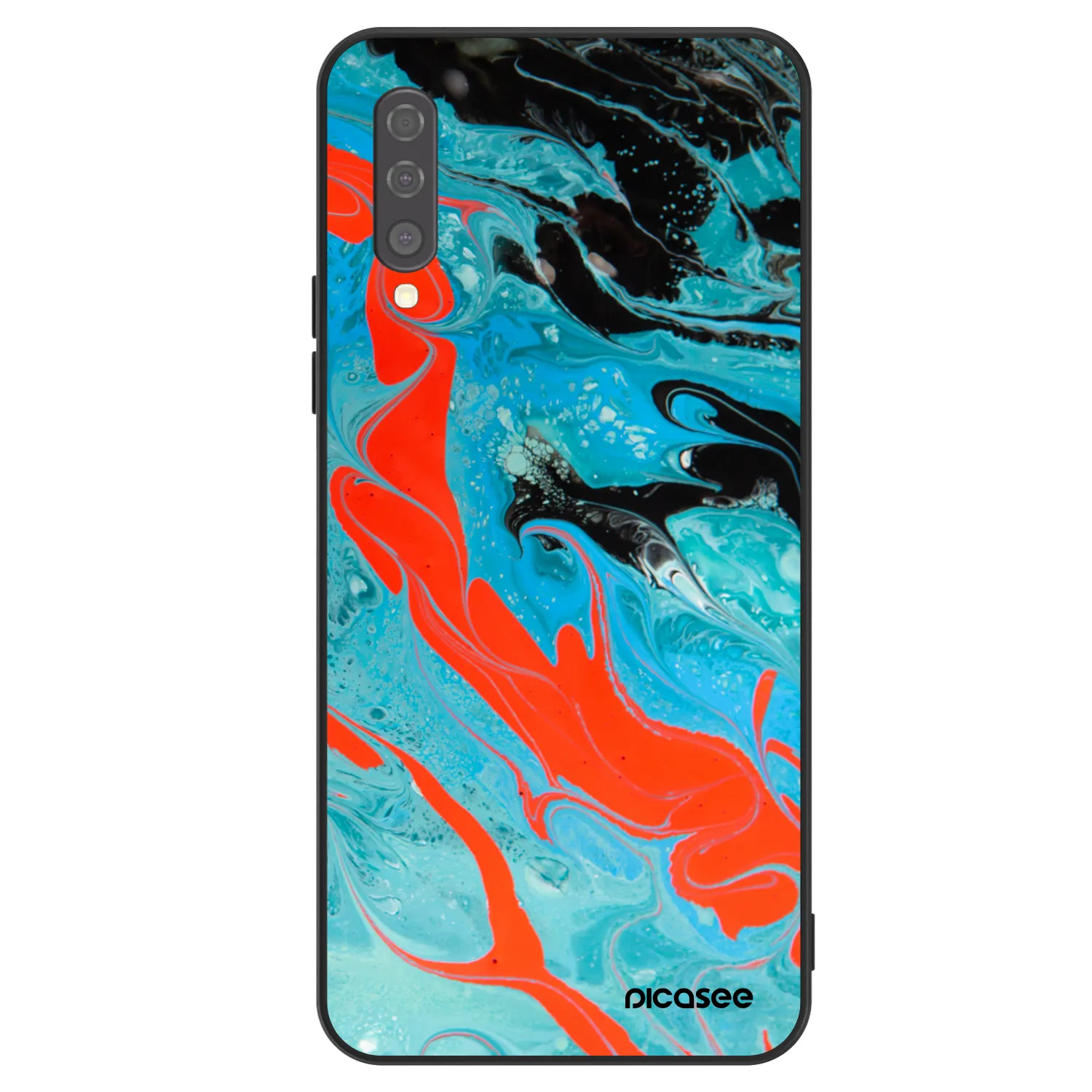 Picasee ULTIMATE CASE za Samsung Galaxy A50 A505F - Blue Magma