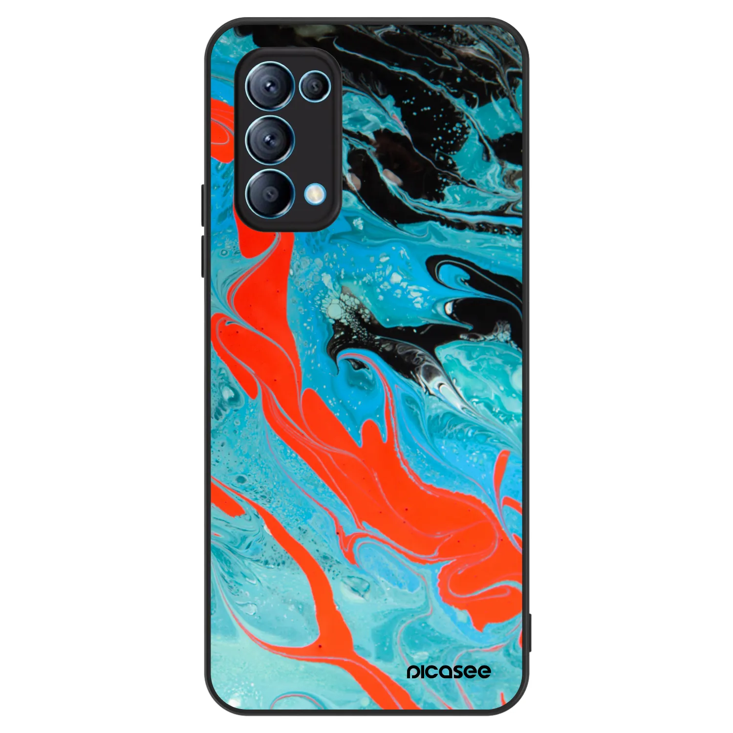 Picasee ULTIMATE CASE za OPPO Reno 5 5G - Blue Magma