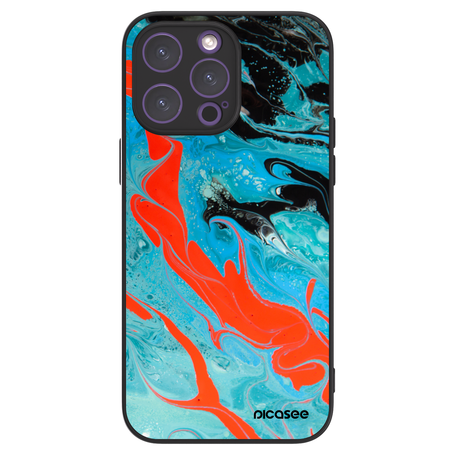 Picasee ULTIMATE CASE MagSafe za Apple iPhone 14 Pro Max - Blue Magma