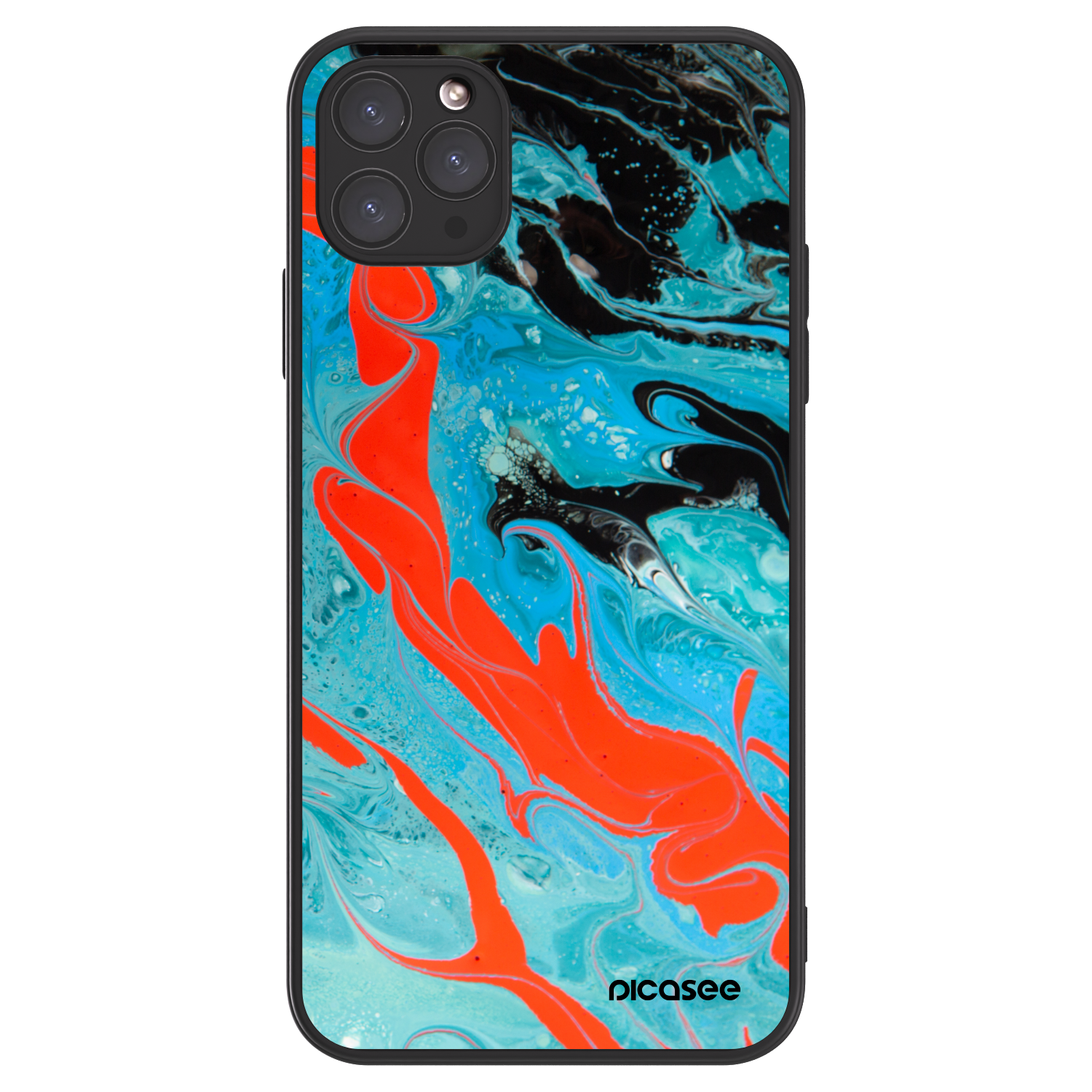 Picasee ULTIMATE CASE MagSafe za Apple iPhone 11 Pro Max - Blue Magma