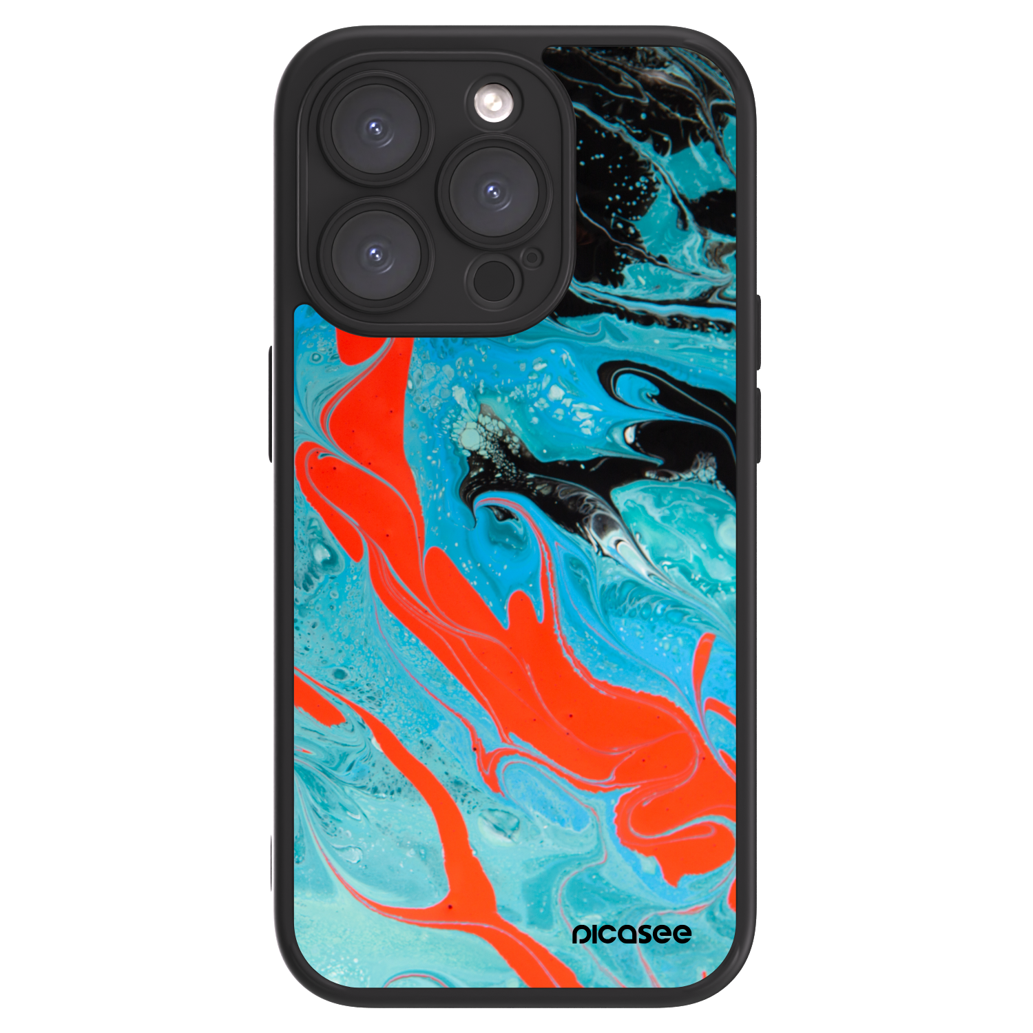 Picasee ULTIMATE CASE za Apple iPhone 15 Pro - Blue Magma