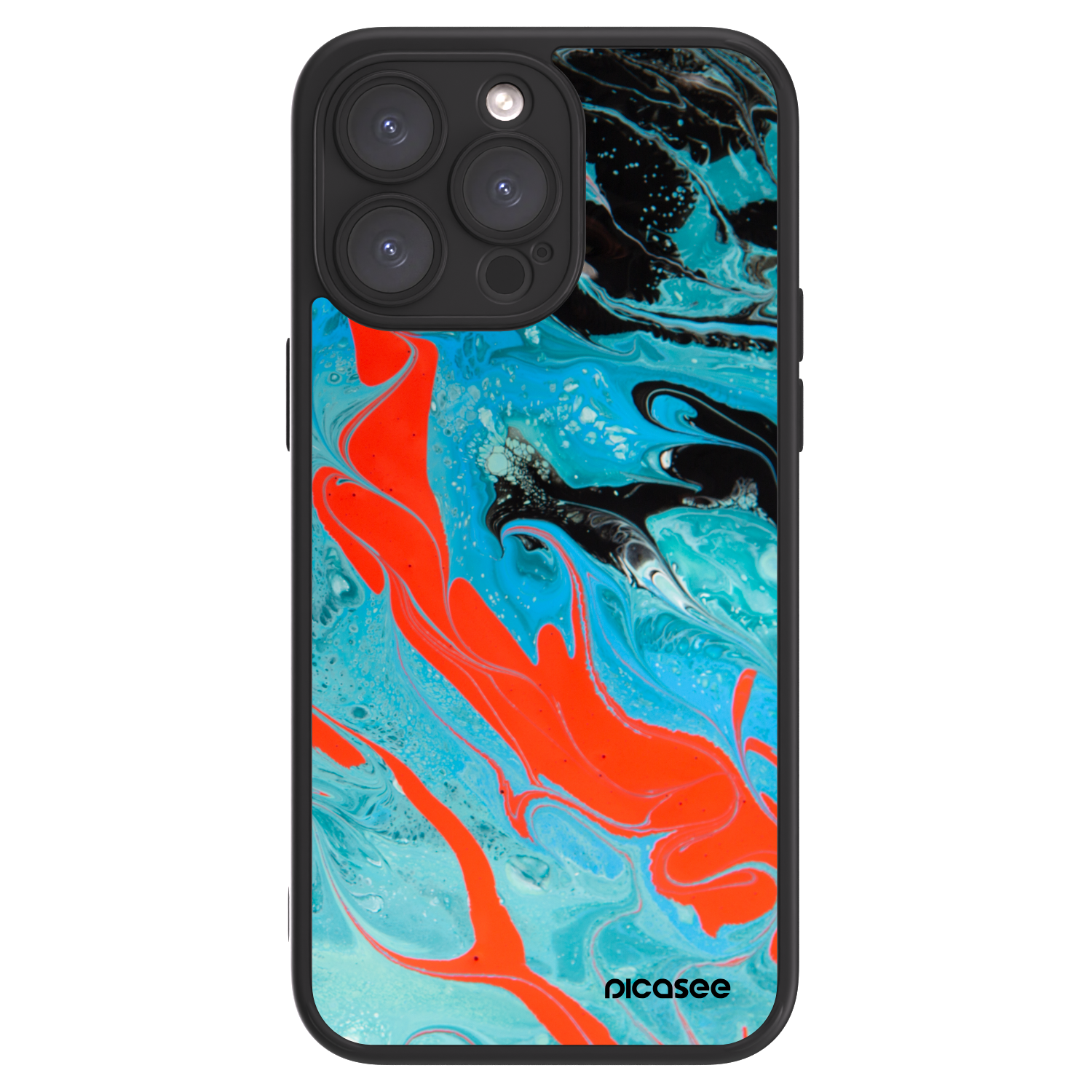Picasee ULTIMATE CASE MagSafe za Apple iPhone 15 Pro Max - Blue Magma