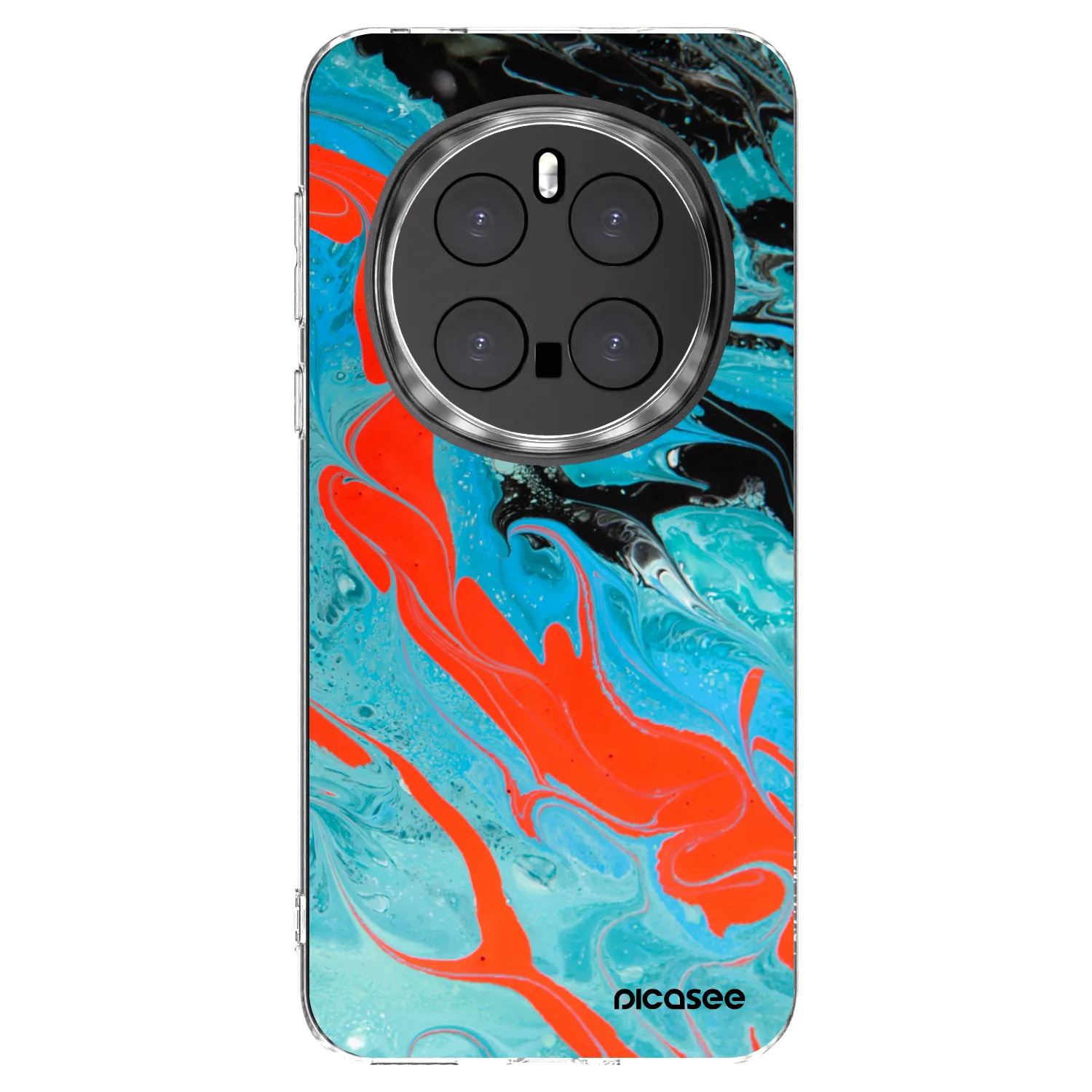 Picasee silikonski prozorni ovitek za Honor Magic7 Pro 5G - Blue Magma