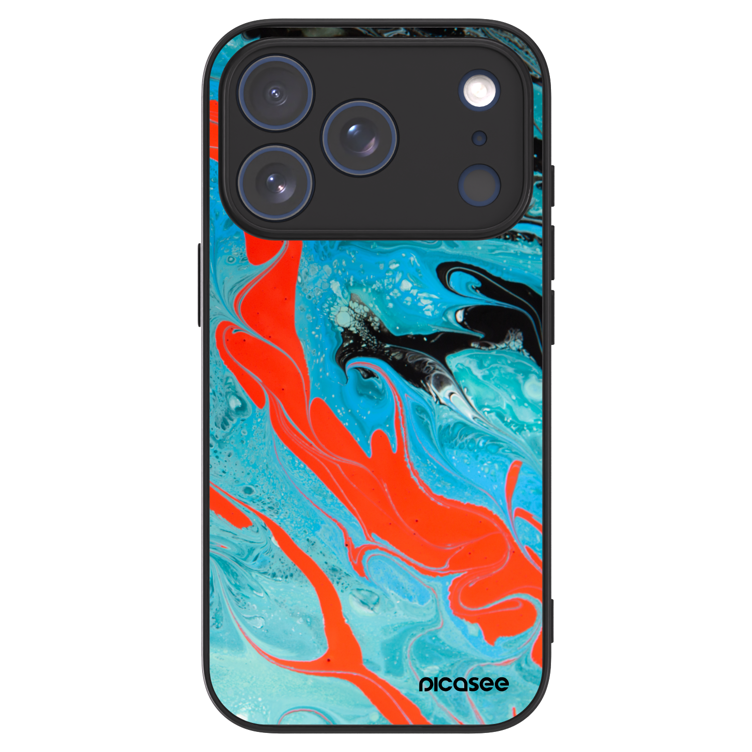Picasee ULTIMATE CASE za Apple iPhone 17 Pro - Blue Magma