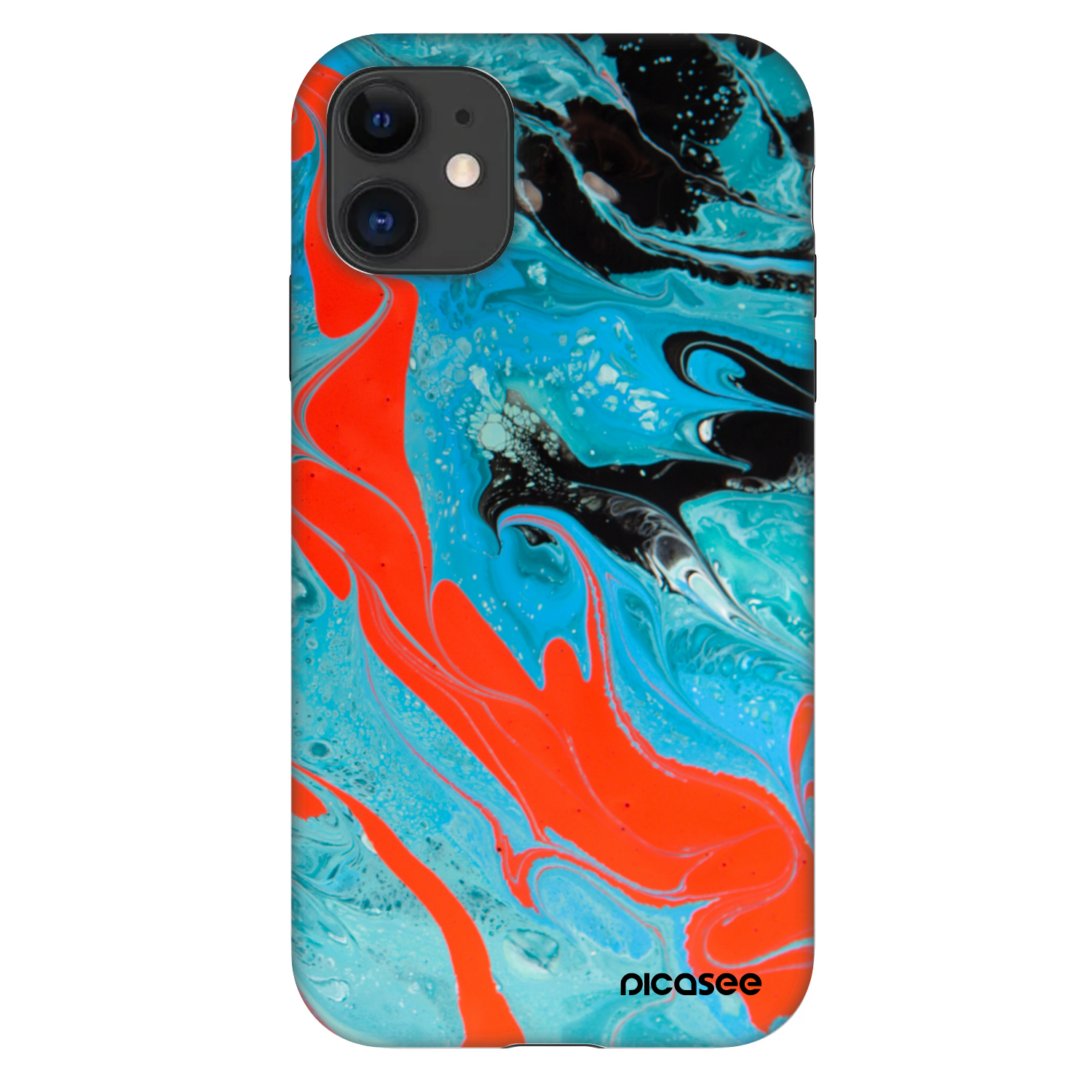 Picasee Fashion Case za Apple iPhone 11 - Blue Magma