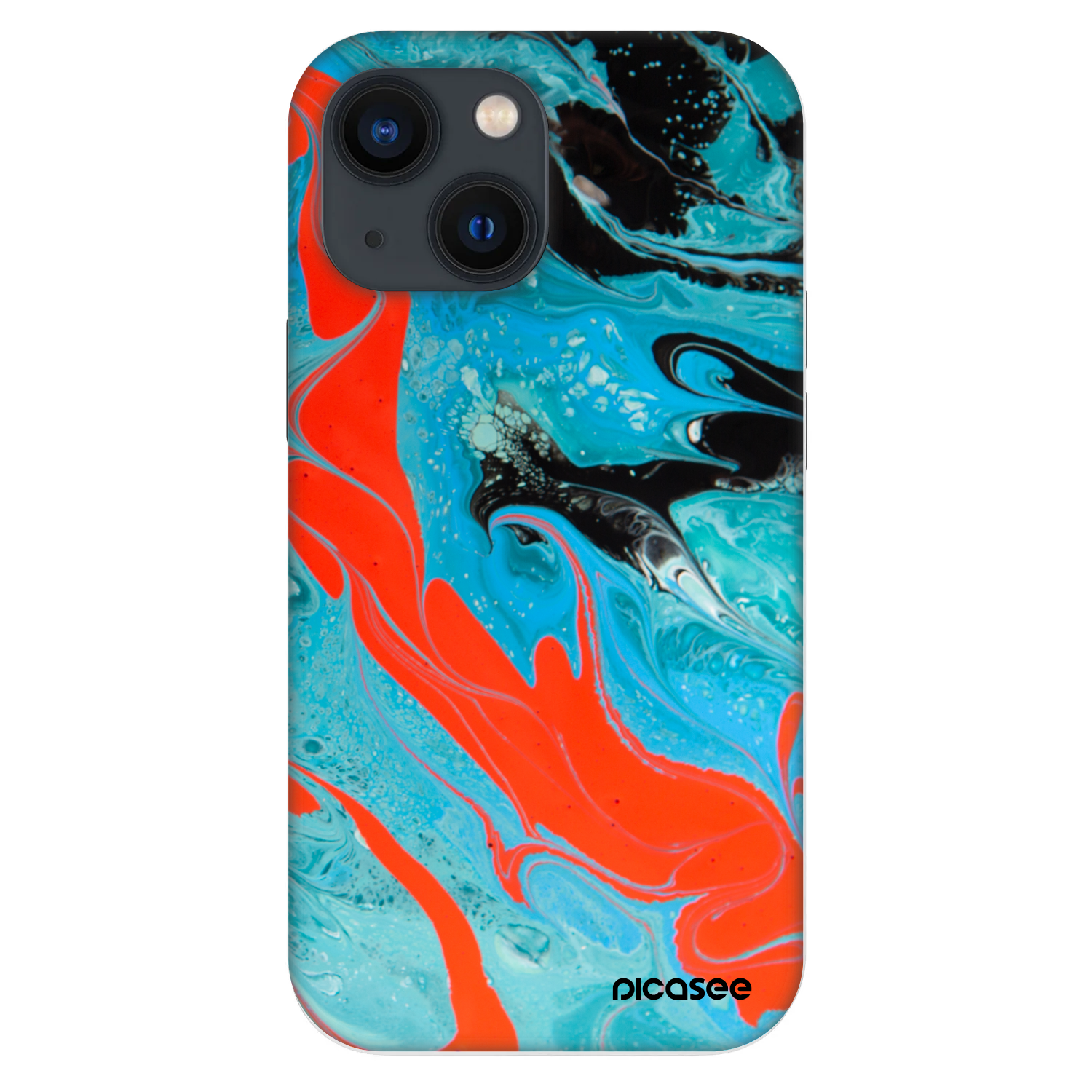 Picasee Fashion Case za Apple iPhone 13 mini - Blue Magma
