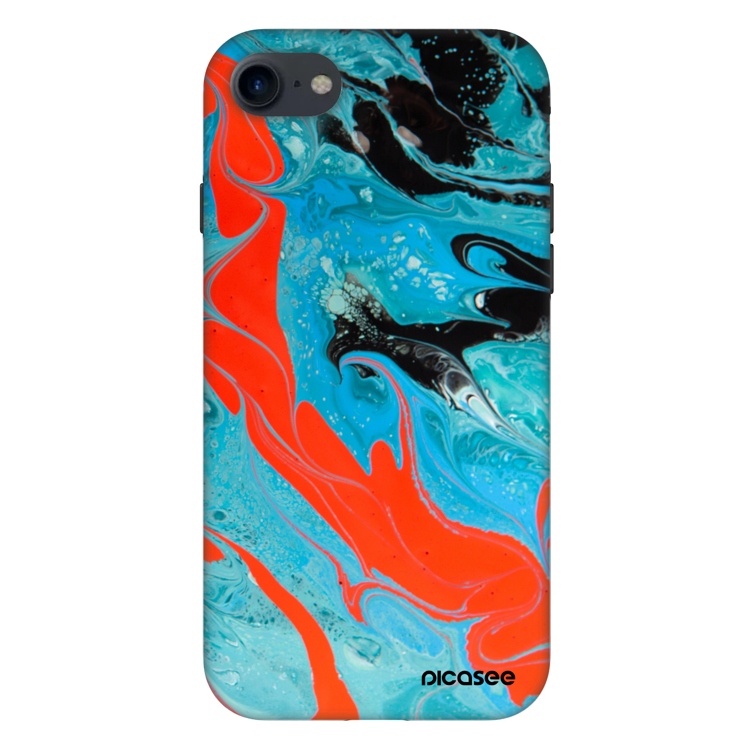 Picasee Fashion Case za Apple iPhone 7 - Blue Magma