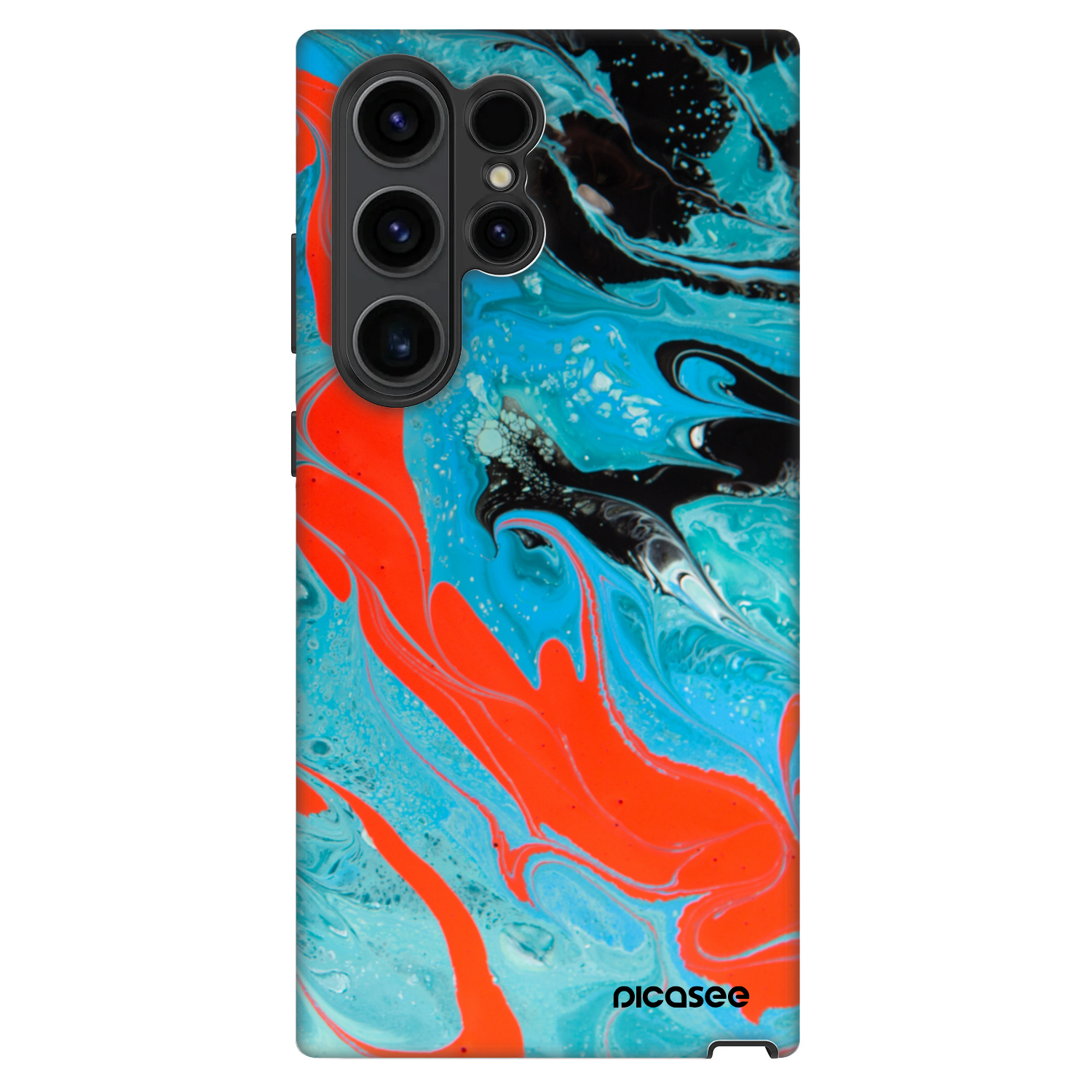 Picasee Fashion Case za Samsung Galaxy S22 Ultra 5G - Blue Magma