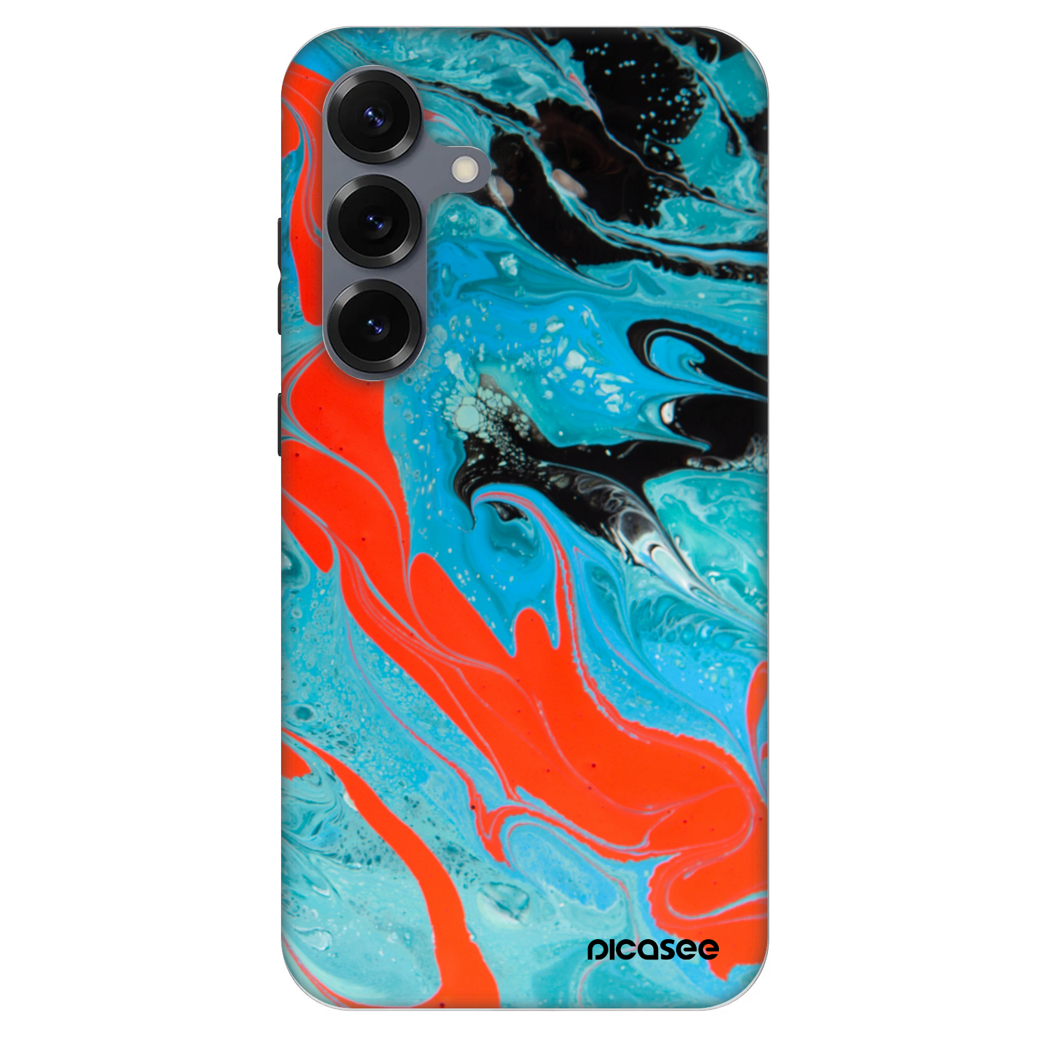 Picasee Fashion Case PowerShare pro Samsung Galaxy S25 5G - Blue Magma