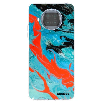 Picasee silikonski prozorni ovitek za Xiaomi Mi 10T Lite - Blue Magma