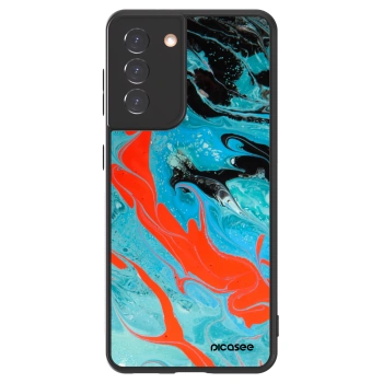 Picasee ULTIMATE CASE za Samsung Galaxy S21 5G G991B - Blue Magma