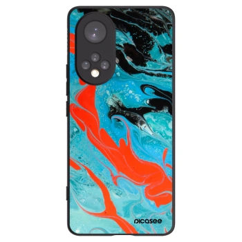 Picasee silikonski črni ovitek za Huawei Nova 9 - Blue Magma