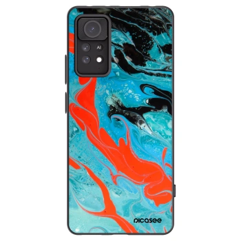 Picasee silikonski črni ovitek za Xiaomi Redmi Note 11 Pro - Blue Magma