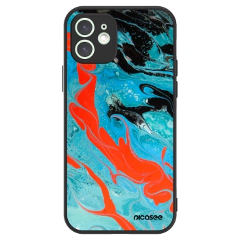 Picasee ULTIMATE CASE MagSafe za Apple iPhone 12 - Blue Magma