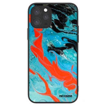 Picasee ULTIMATE CASE MagSafe za Apple iPhone 11 Pro - Blue Magma