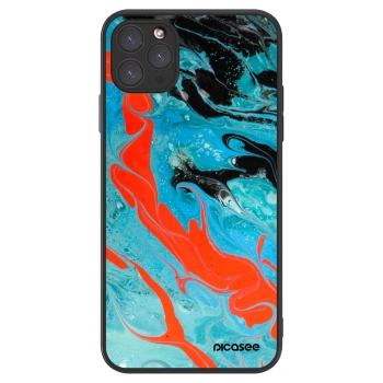 Picasee ULTIMATE CASE MagSafe za Apple iPhone 11 Pro Max - Blue Magma