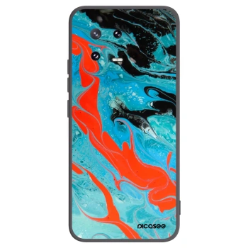 Picasee silikonski črni ovitek za Xiaomi 13 Pro - Blue Magma