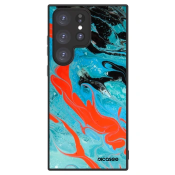 Picasee ULTIMATE CASE PowerShare za Samsung Galaxy S23 Ultra 5G - Blue Magma