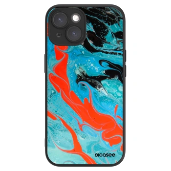 Picasee ULTIMATE CASE MagSafe za Apple iPhone 15 - Blue Magma