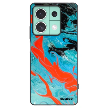 Picasee silikonski črni ovitek za Xiaomi Redmi Note 13 5G - Blue Magma