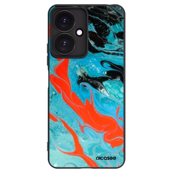 Picasee silikonski črni ovitek za Xiaomi Redmi 13C 5G - Blue Magma