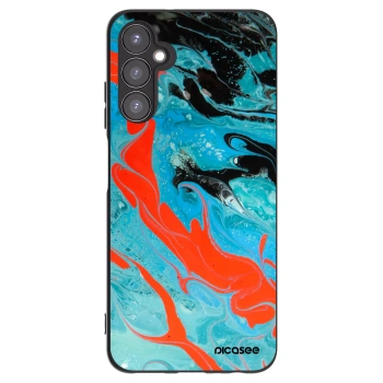 Picasee silikonski črni ovitek za Samsung Galaxy A05s A057G - Blue Magma