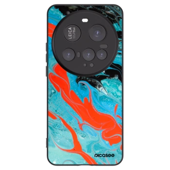 Picasee silikonski črni ovitek za Xiaomi 15 Ultra - Blue Magma
