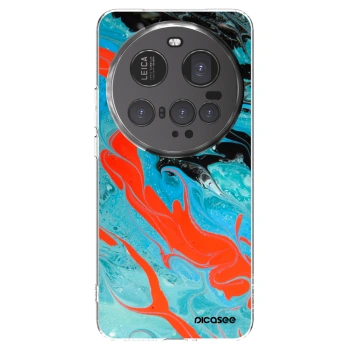 Picasee silikonski prozorni ovitek za Xiaomi 15 Ultra - Blue Magma