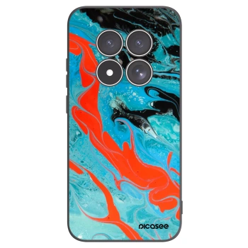 Picasee silikonski črni ovitek za Xiaomi Redmi Note 15 Pro 4G - Blue Magma