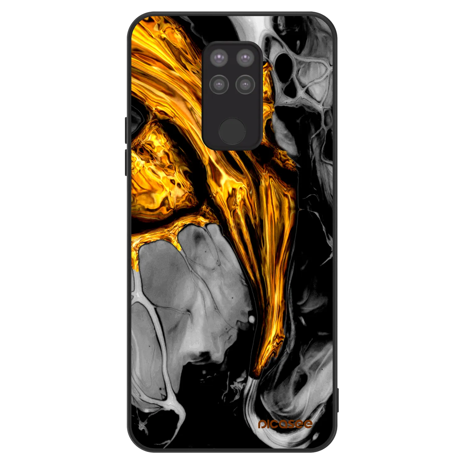 Picasee ULTIMATE CASE za Xiaomi Redmi Note 9 - Black Gold