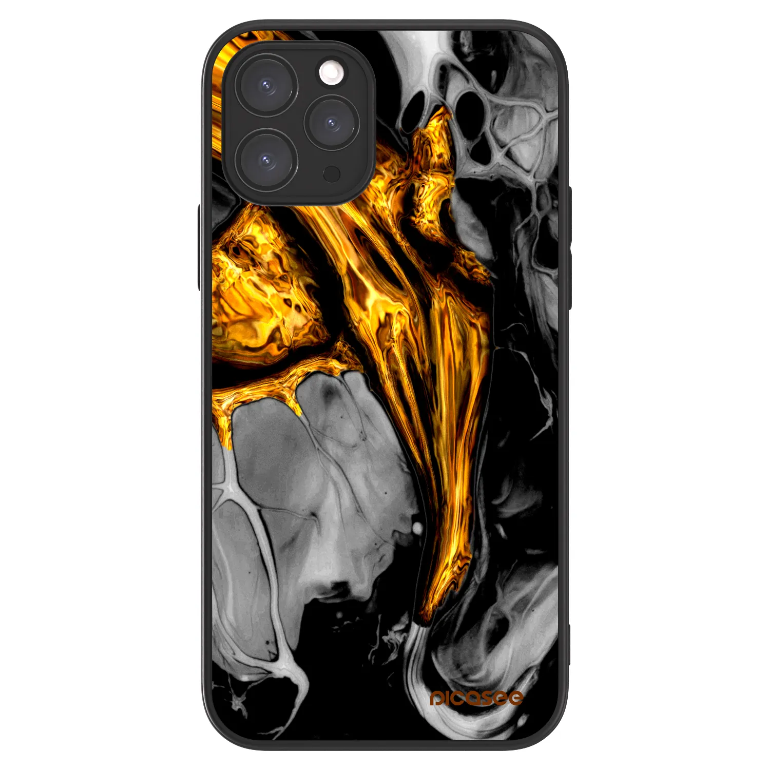 Picasee ULTIMATE CASE za Apple iPhone 11 Pro - Black Gold