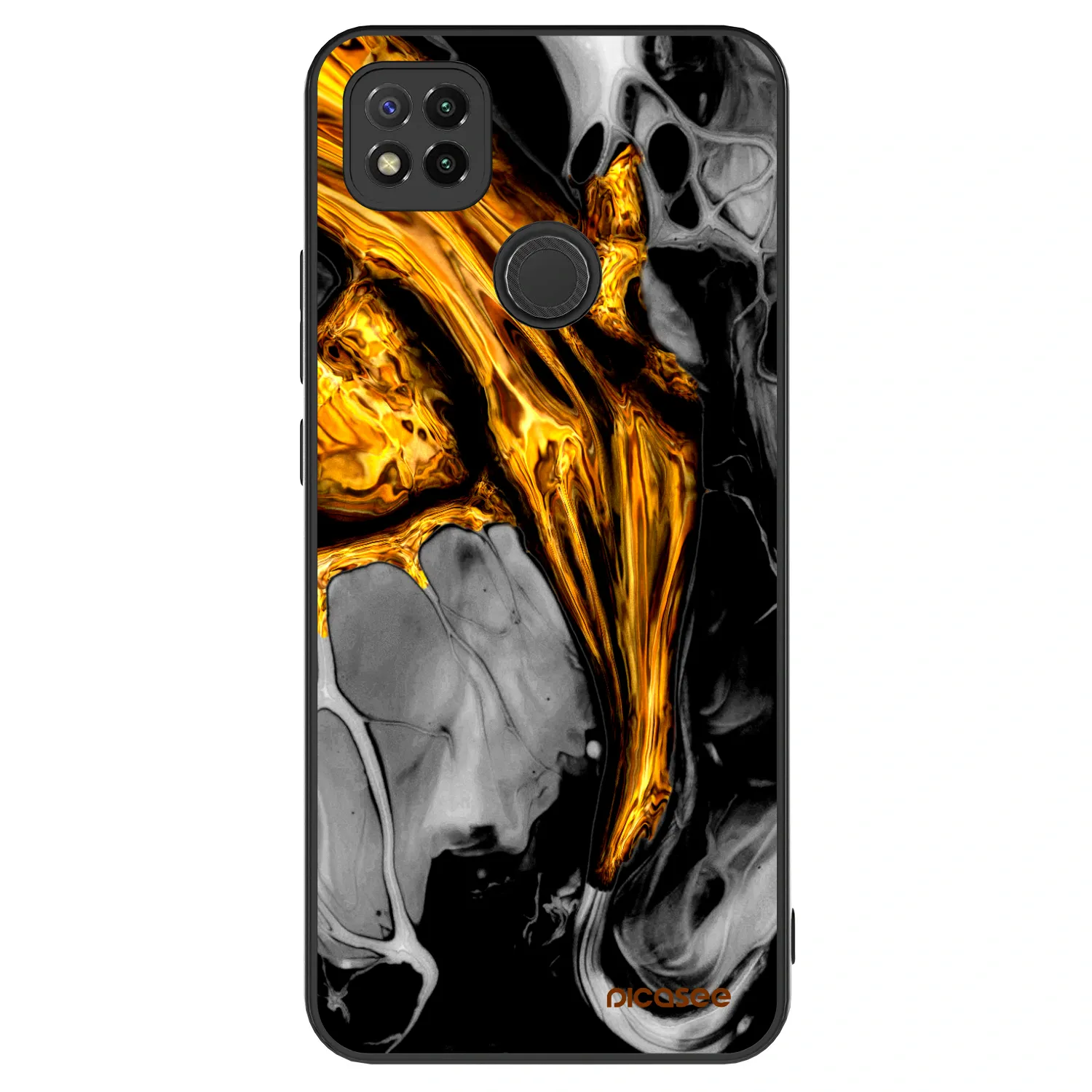 Picasee ULTIMATE CASE za Xiaomi Redmi 9C - Black Gold