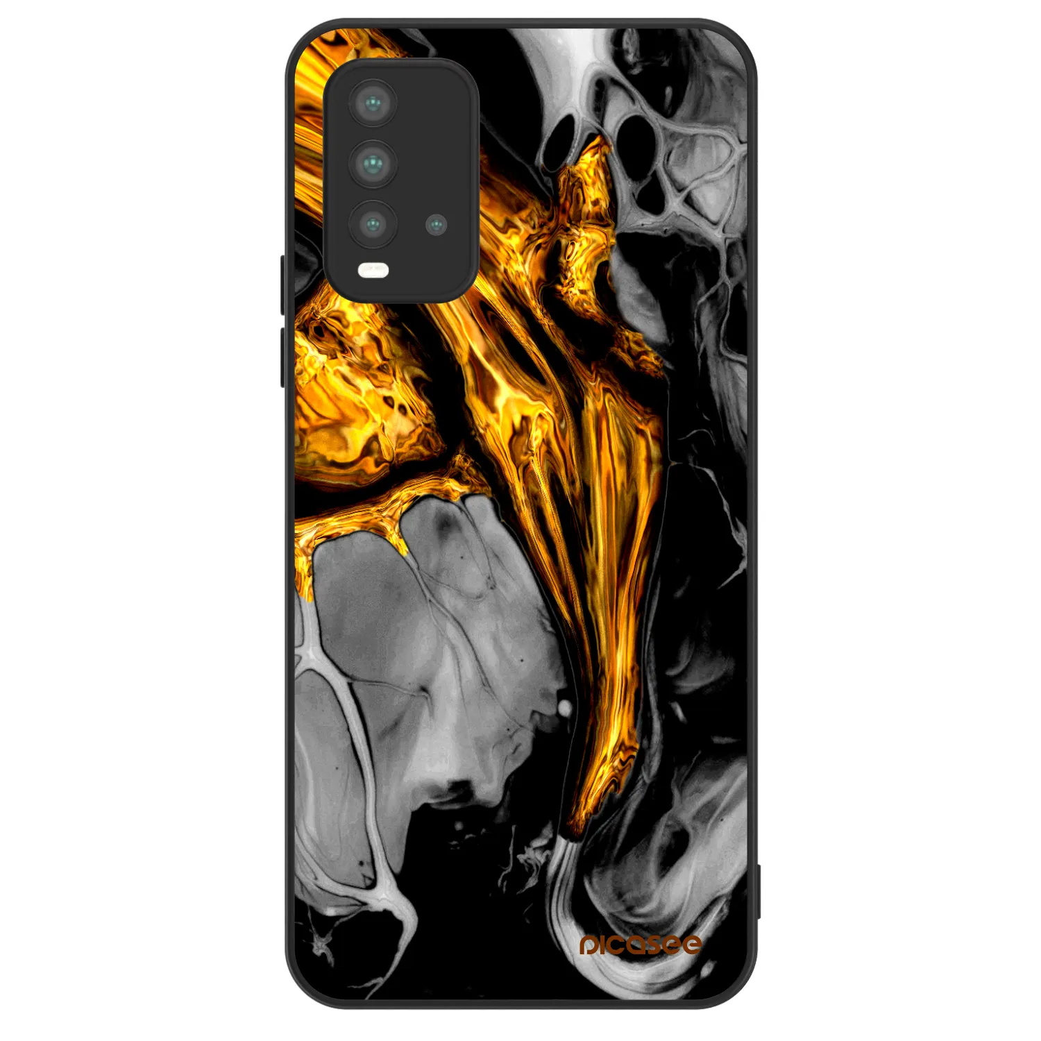 Picasee ULTIMATE CASE za Xiaomi Redmi 9T - Black Gold