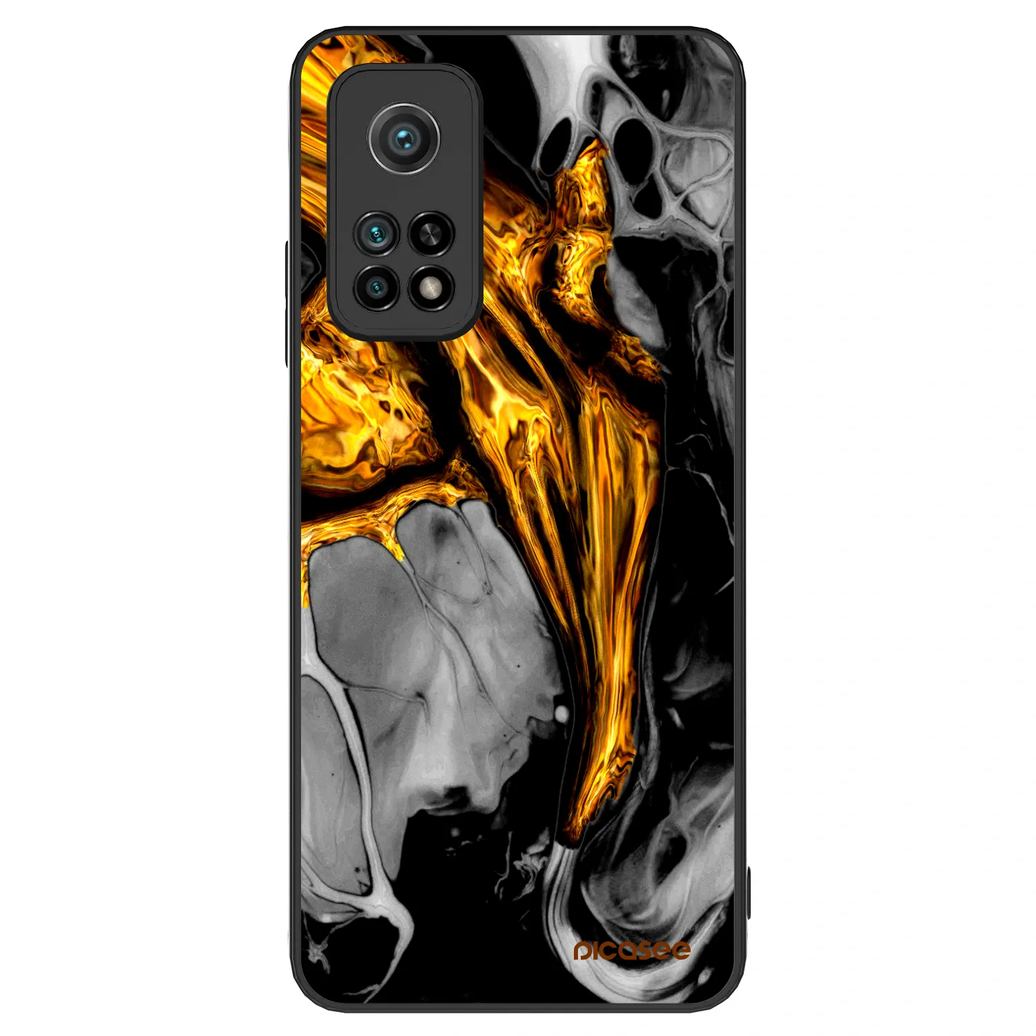 Picasee ULTIMATE CASE za Xiaomi Mi 10T - Black Gold
