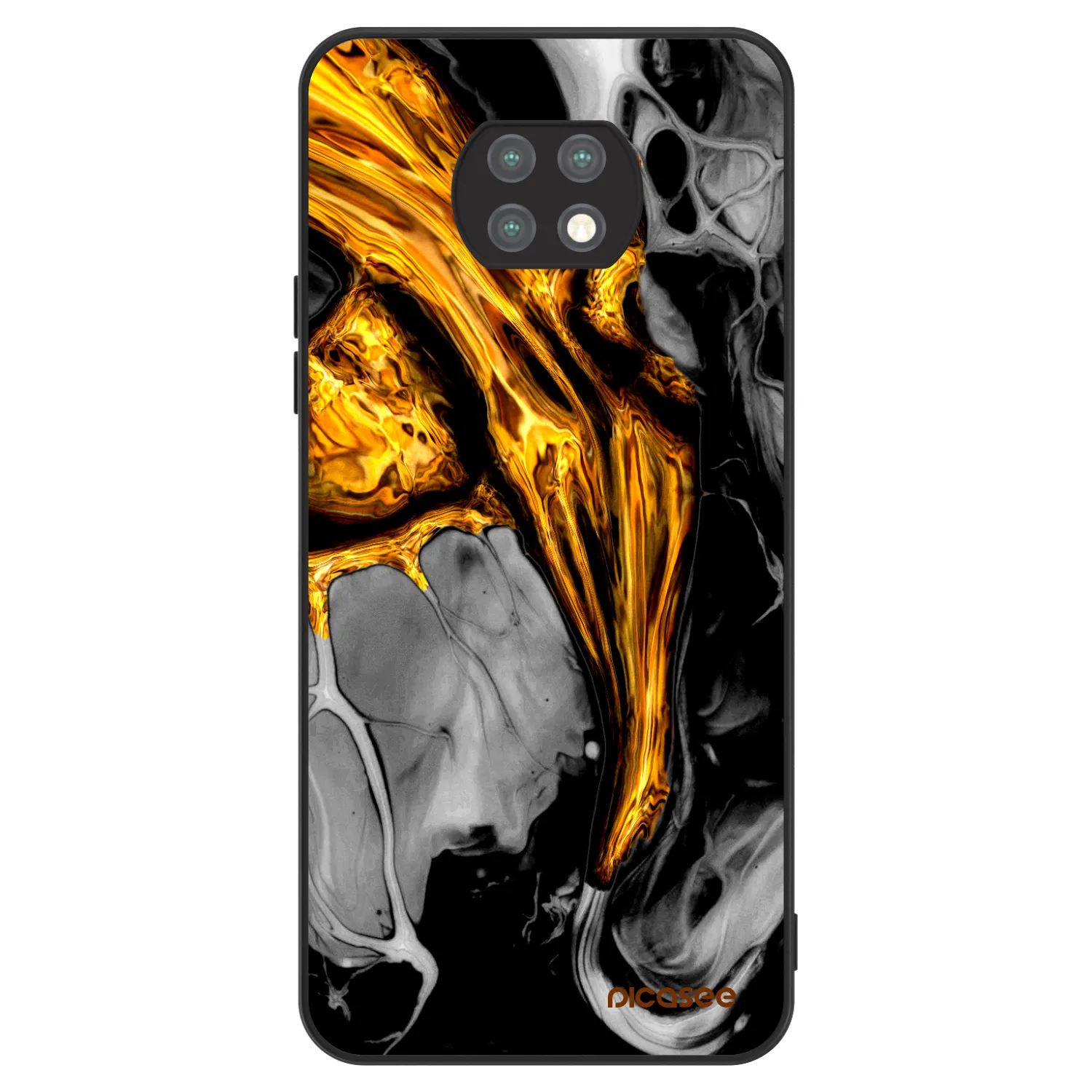 Picasee ULTIMATE CASE za Xiaomi Redmi Note 9T - Black Gold