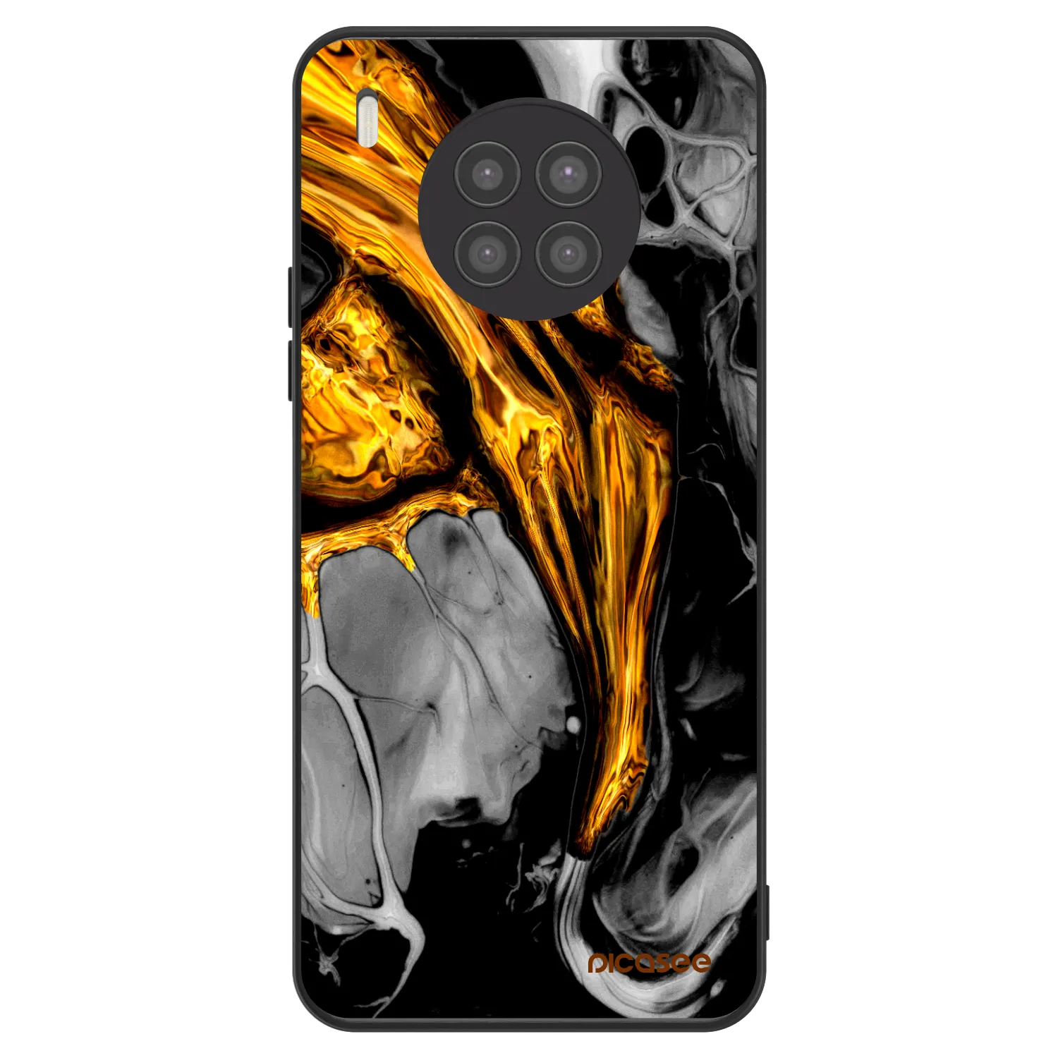Picasee ULTIMATE CASE za Huawei Nova 8i - Black Gold