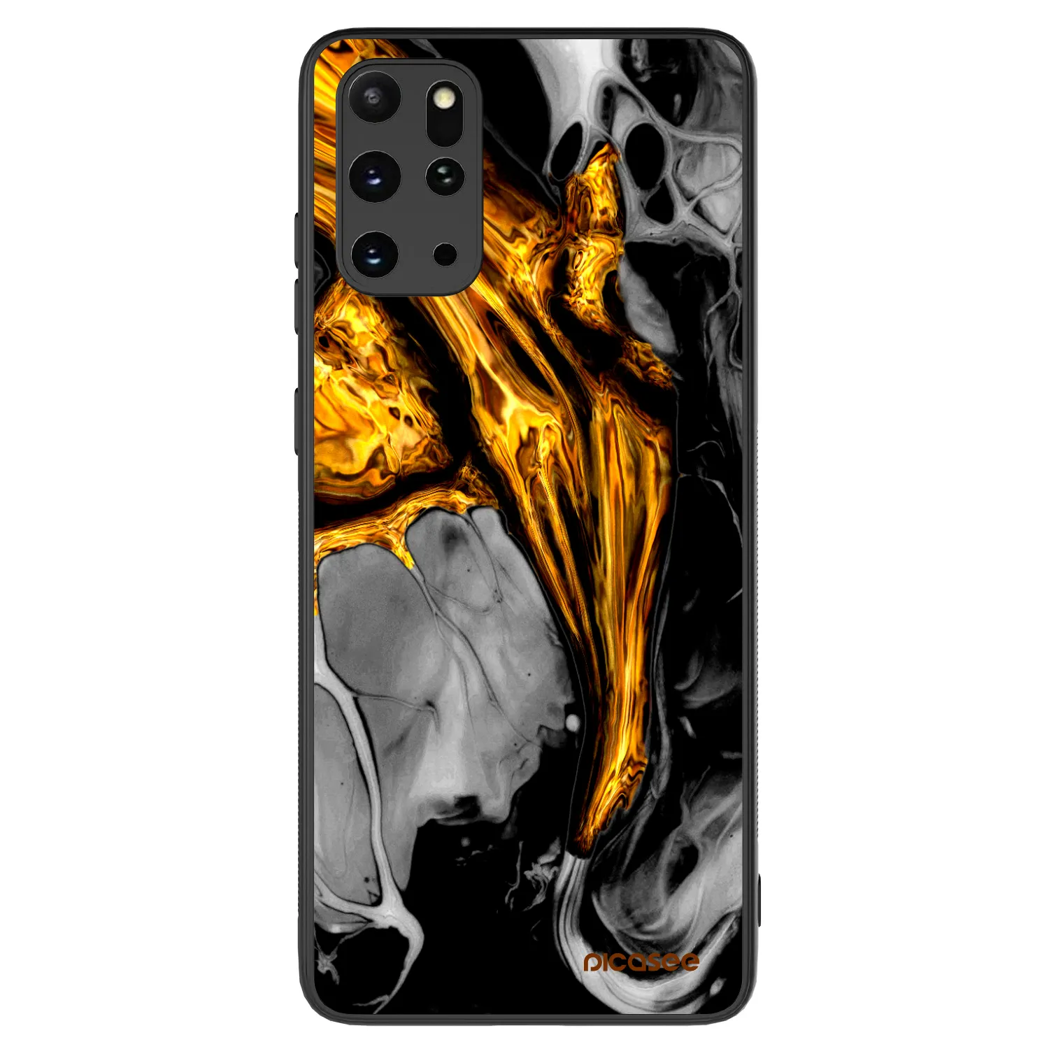Picasee ULTIMATE CASE za Samsung Galaxy S20+ G985F - Black Gold