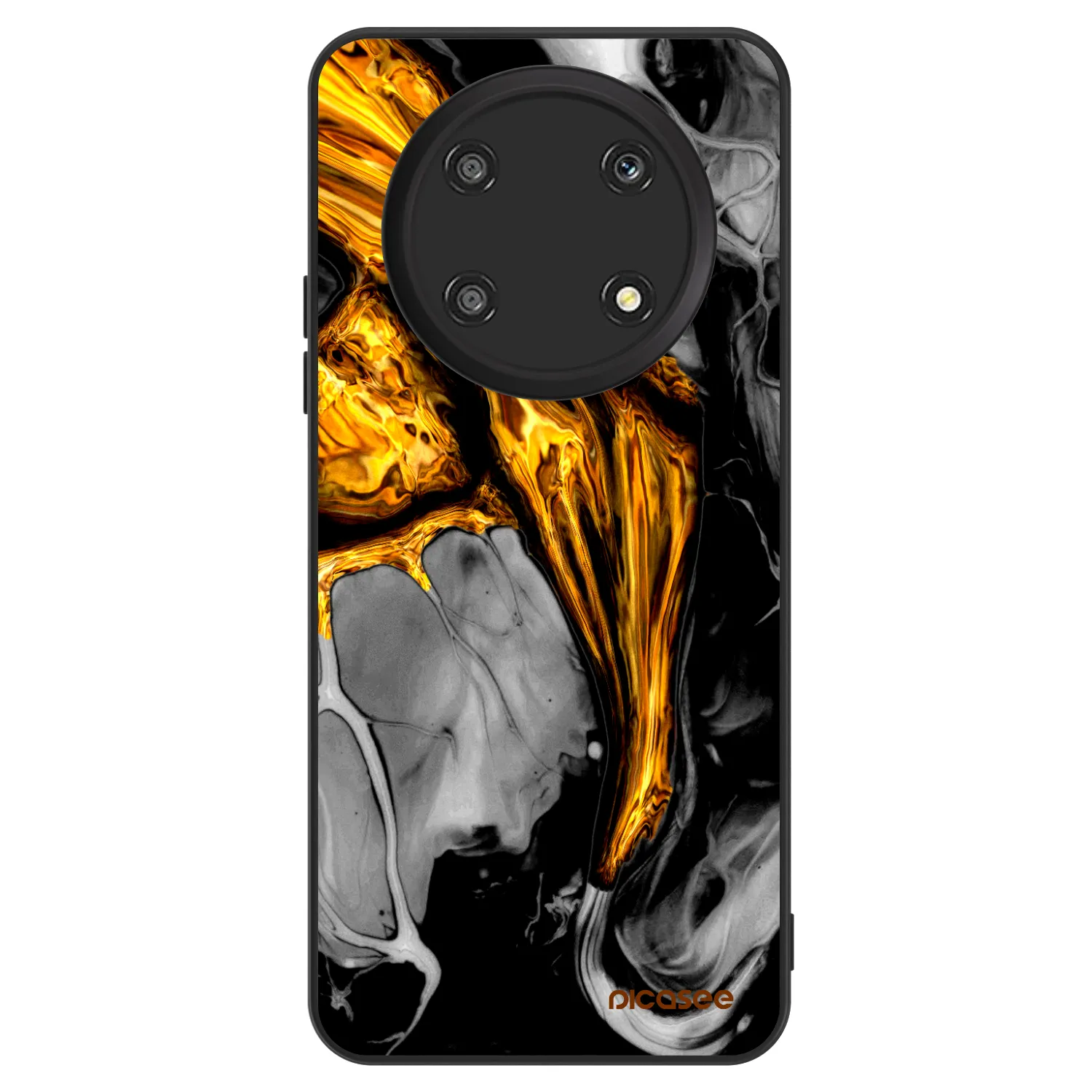 Picasee ULTIMATE CASE za Honor Magic4 Lite 5G - Black Gold