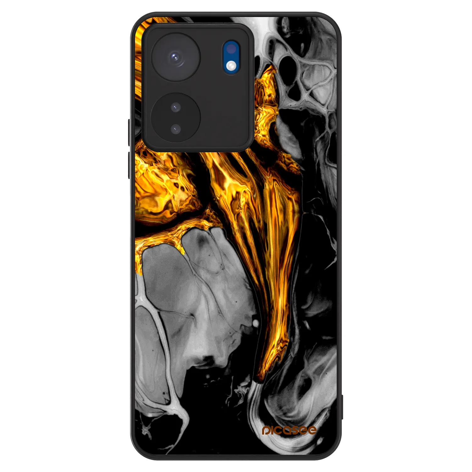 Picasee ULTIMATE CASE za Xiaomi Redmi 13C 4G - Black Gold