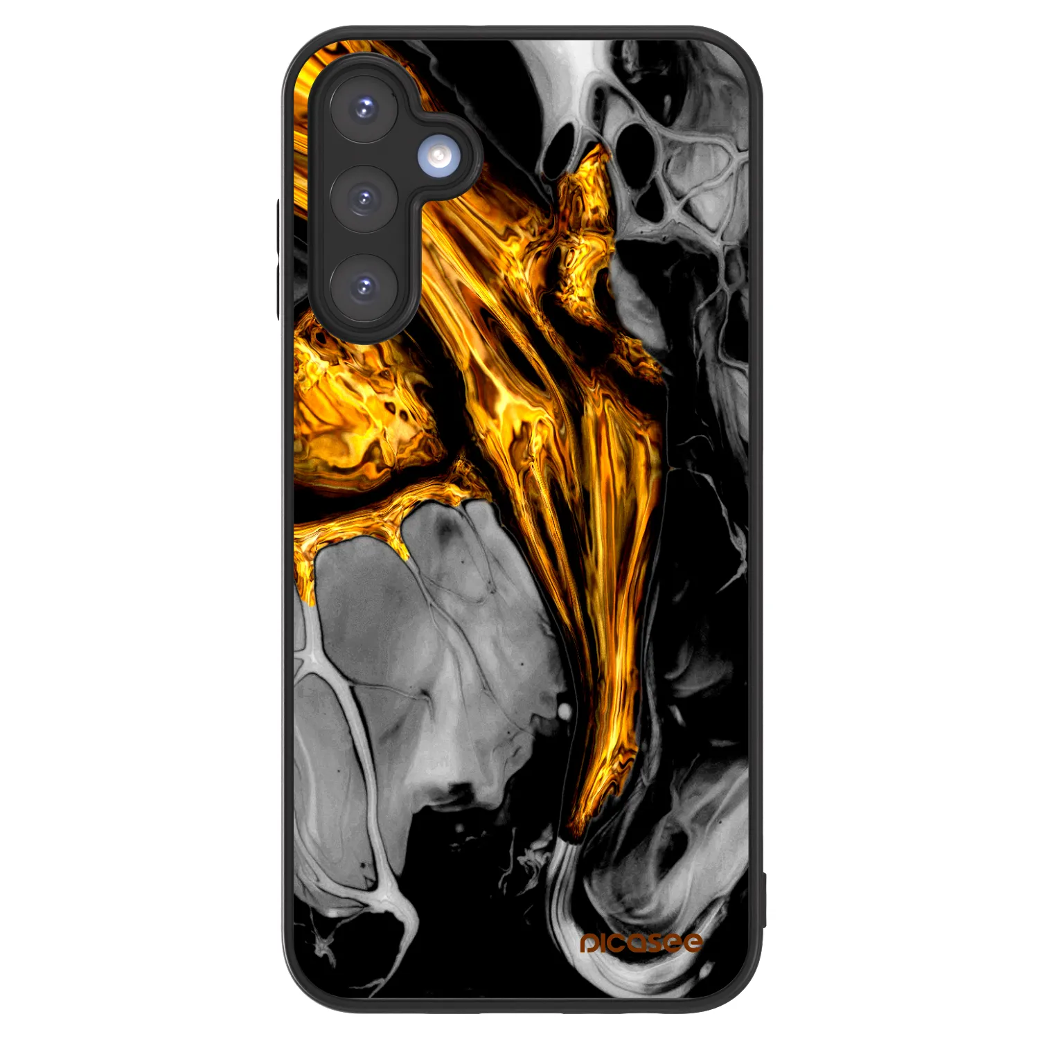 Picasee ULTIMATE CASE za Samsung Galaxy A15 A156B 5G - Black Gold