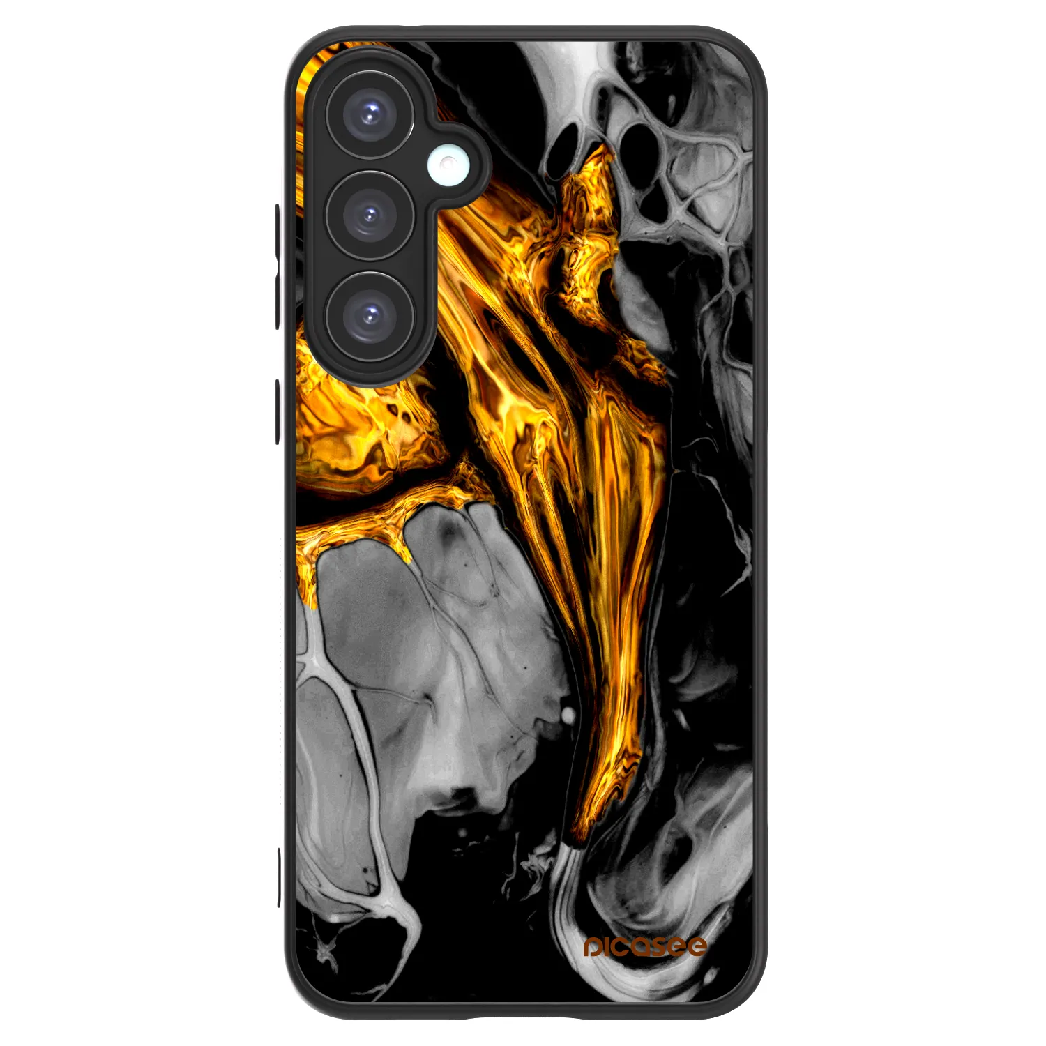 Picasee ULTIMATE CASE za Samsung Galaxy A55 5G A556B - Black Gold