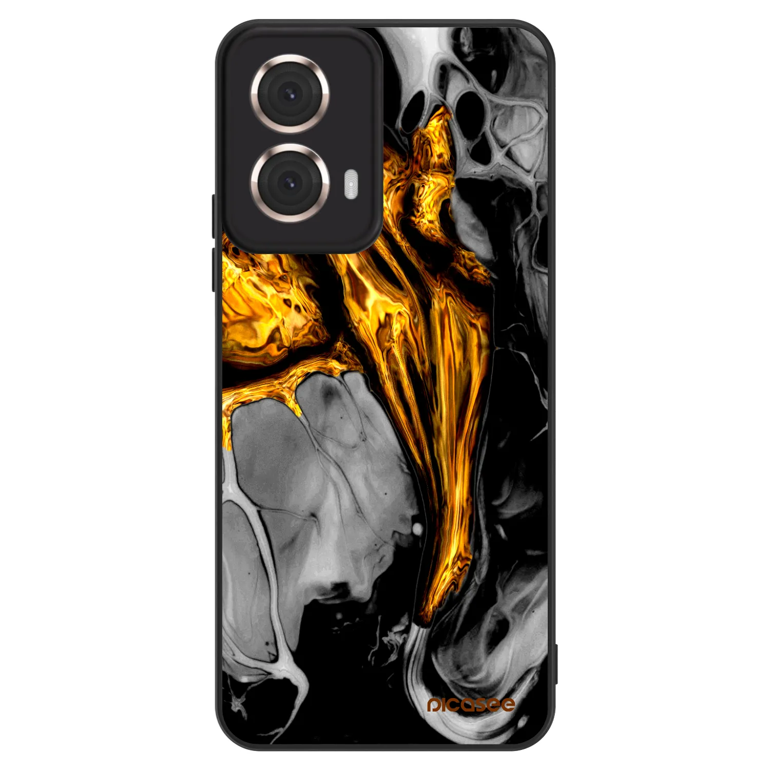 Picasee ULTIMATE CASE za Motorola Moto G85 - Black Gold