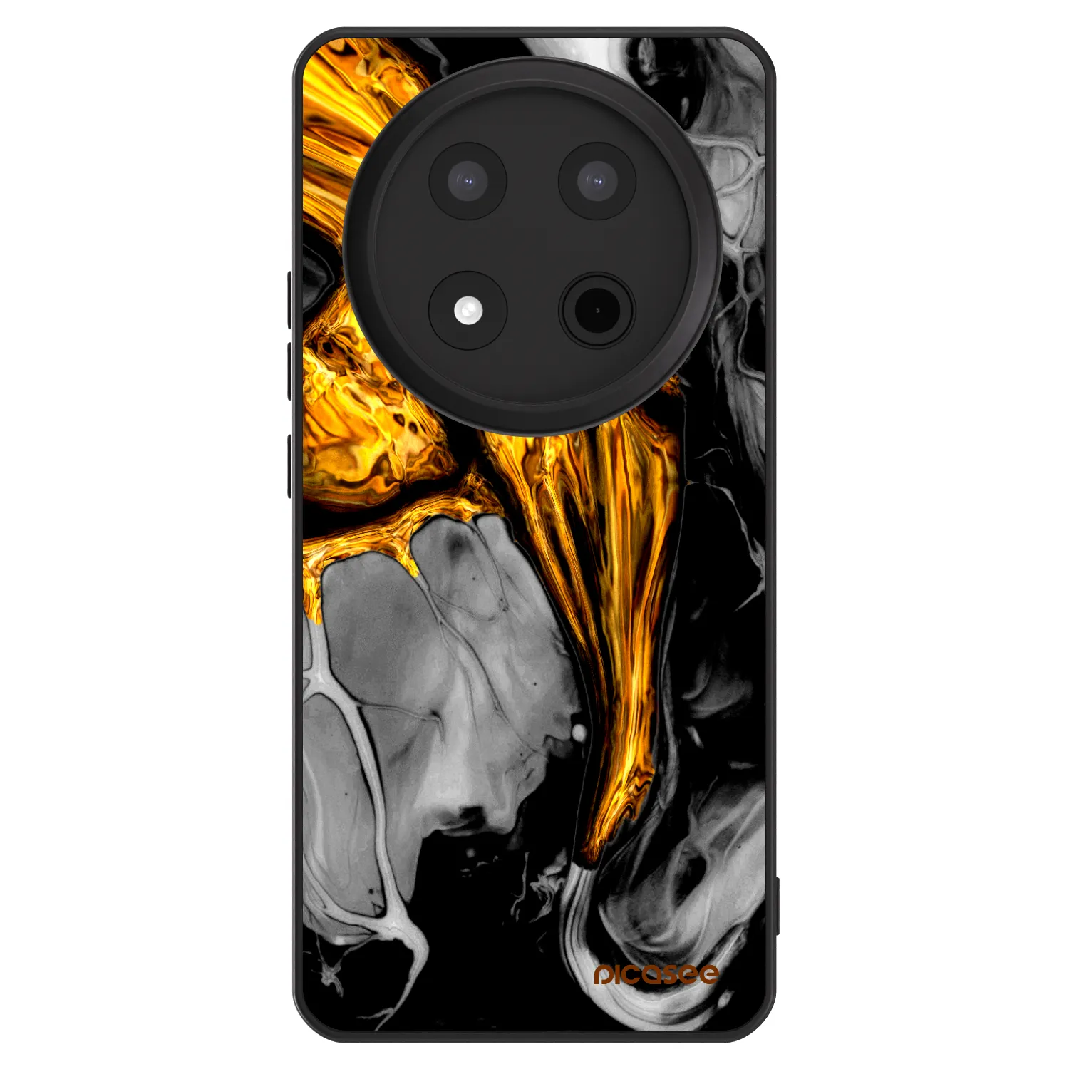 Picasee ULTIMATE CASE za Honor Magic7 Lite 5G - Black Gold