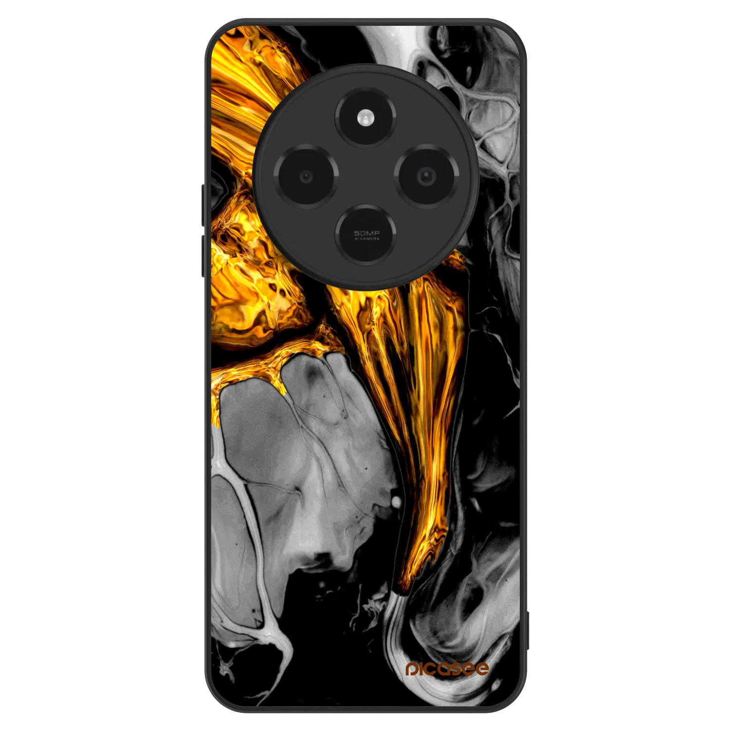 Picasee ULTIMATE CASE za Xiaomi Poco C75 - Black Gold